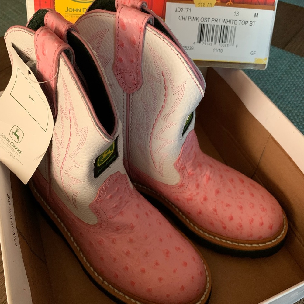 Pink boots